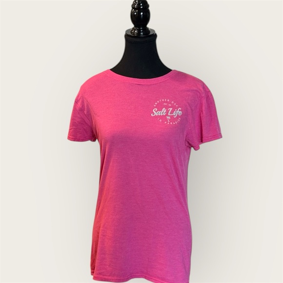 Salt Life Tops - Salt Life Vibrant Pink Tee